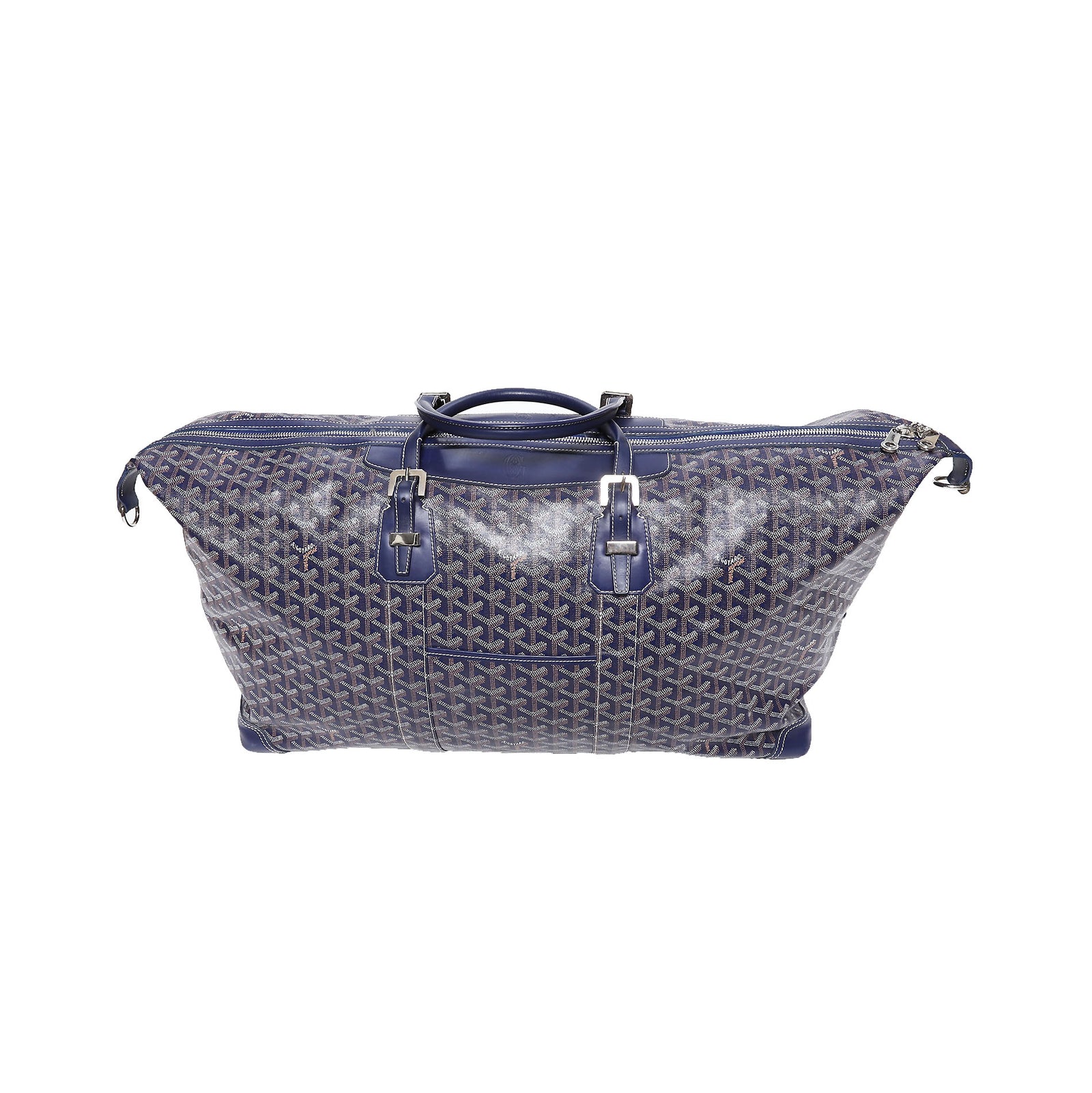 Goyard Boeing 55 Blue Duffle Bag