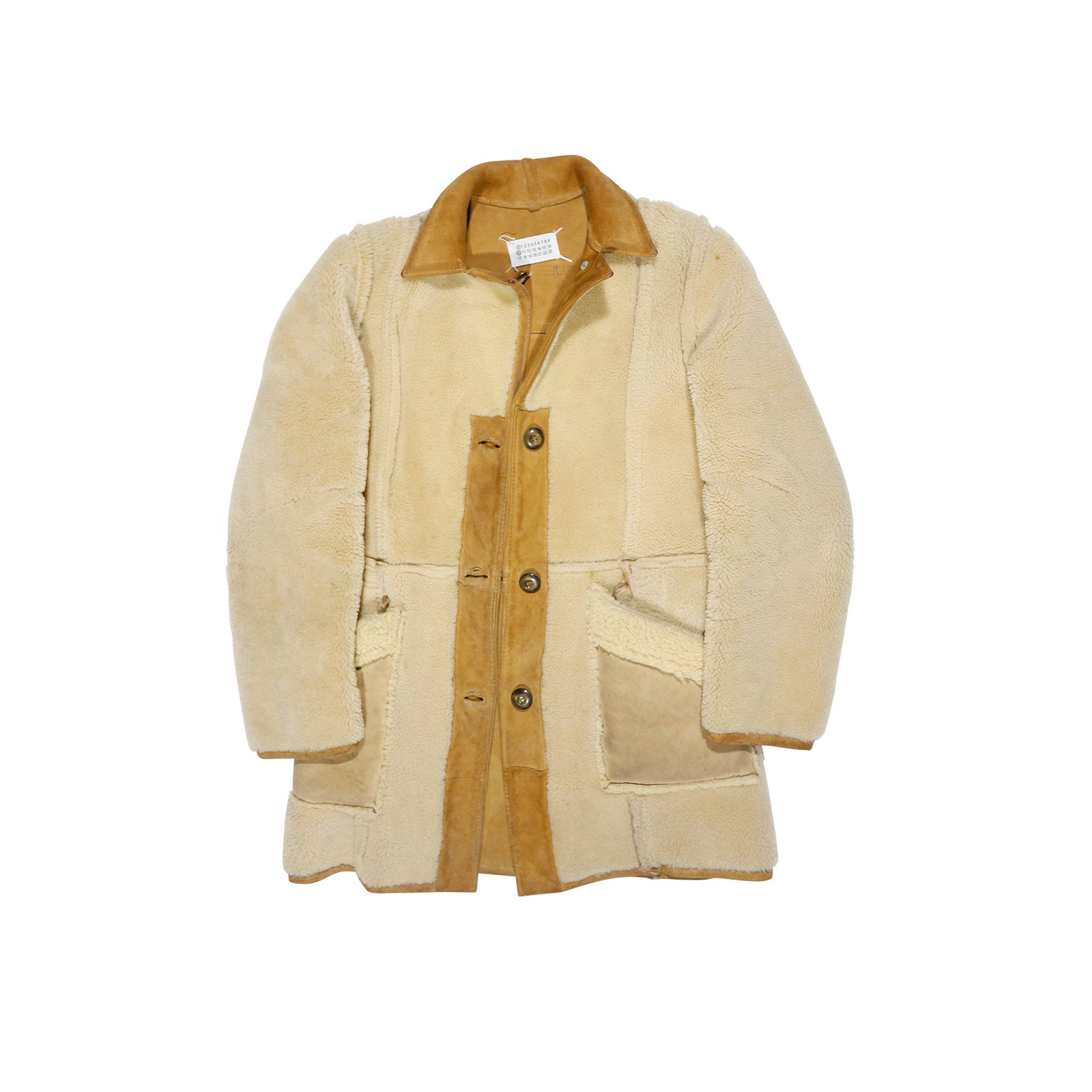 Maison Marin Margiela FW02 Artisanal Reversed Shearling Coat