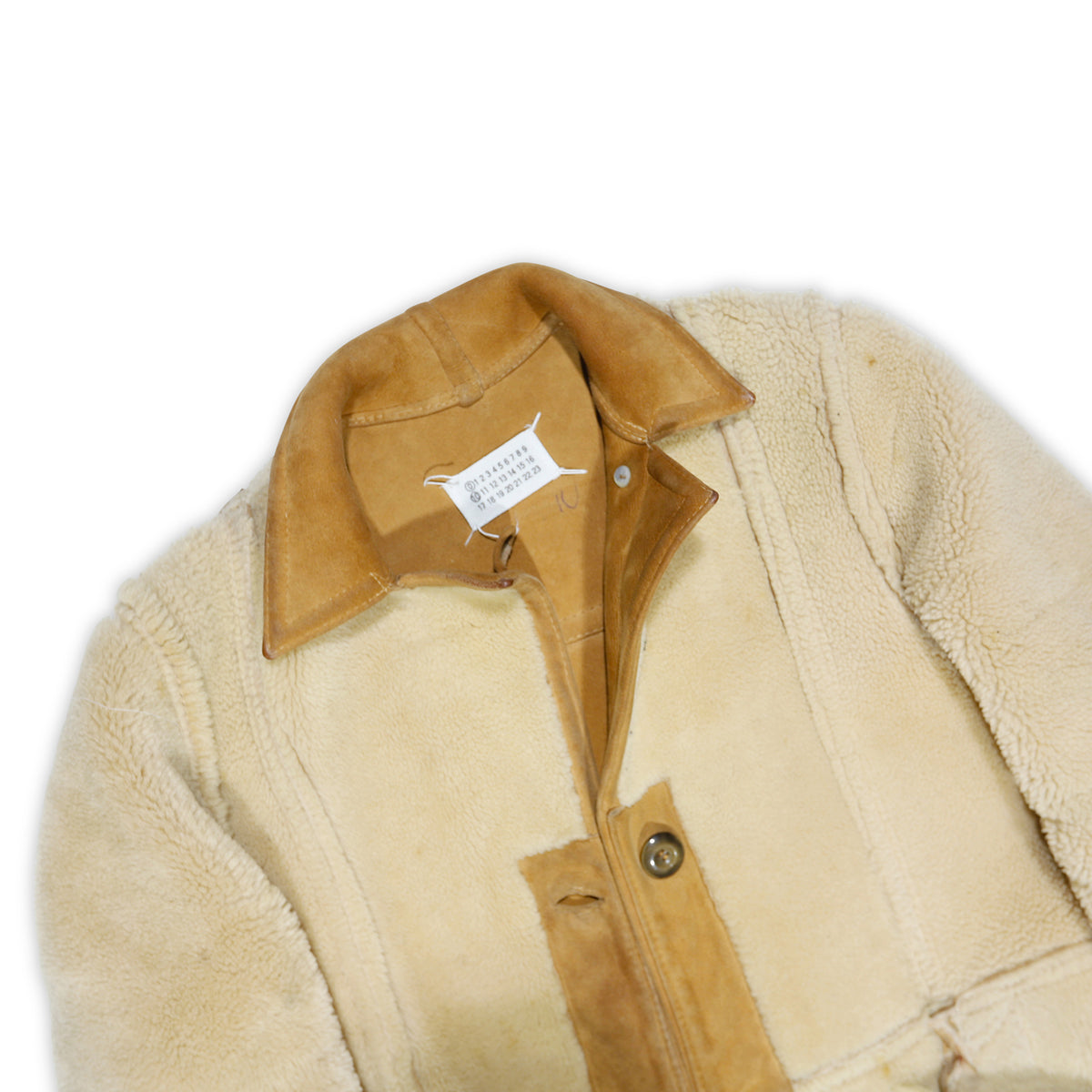 Maison Marin Margiela FW02 Artisanal Reversed Shearling Coat