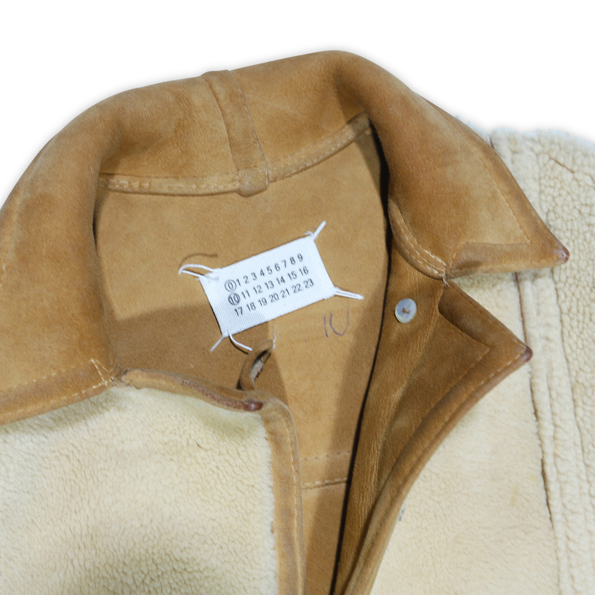 Maison Marin Margiela FW02 Artisanal Reversed Shearling Coat