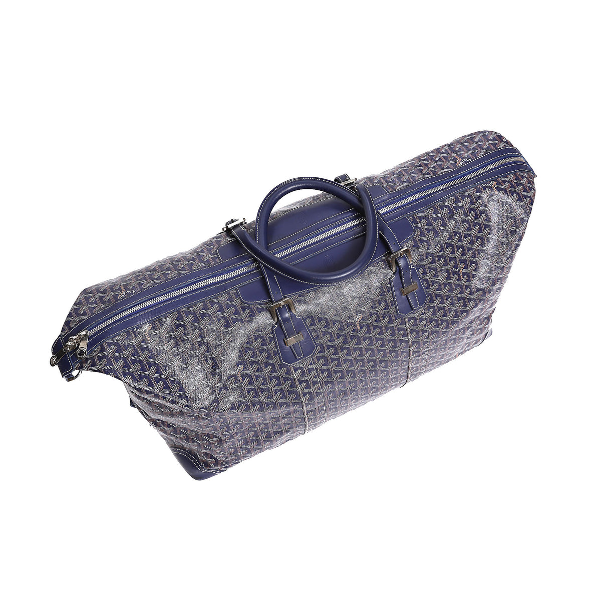 Goyard Boeing 55 Blue Duffle Bag