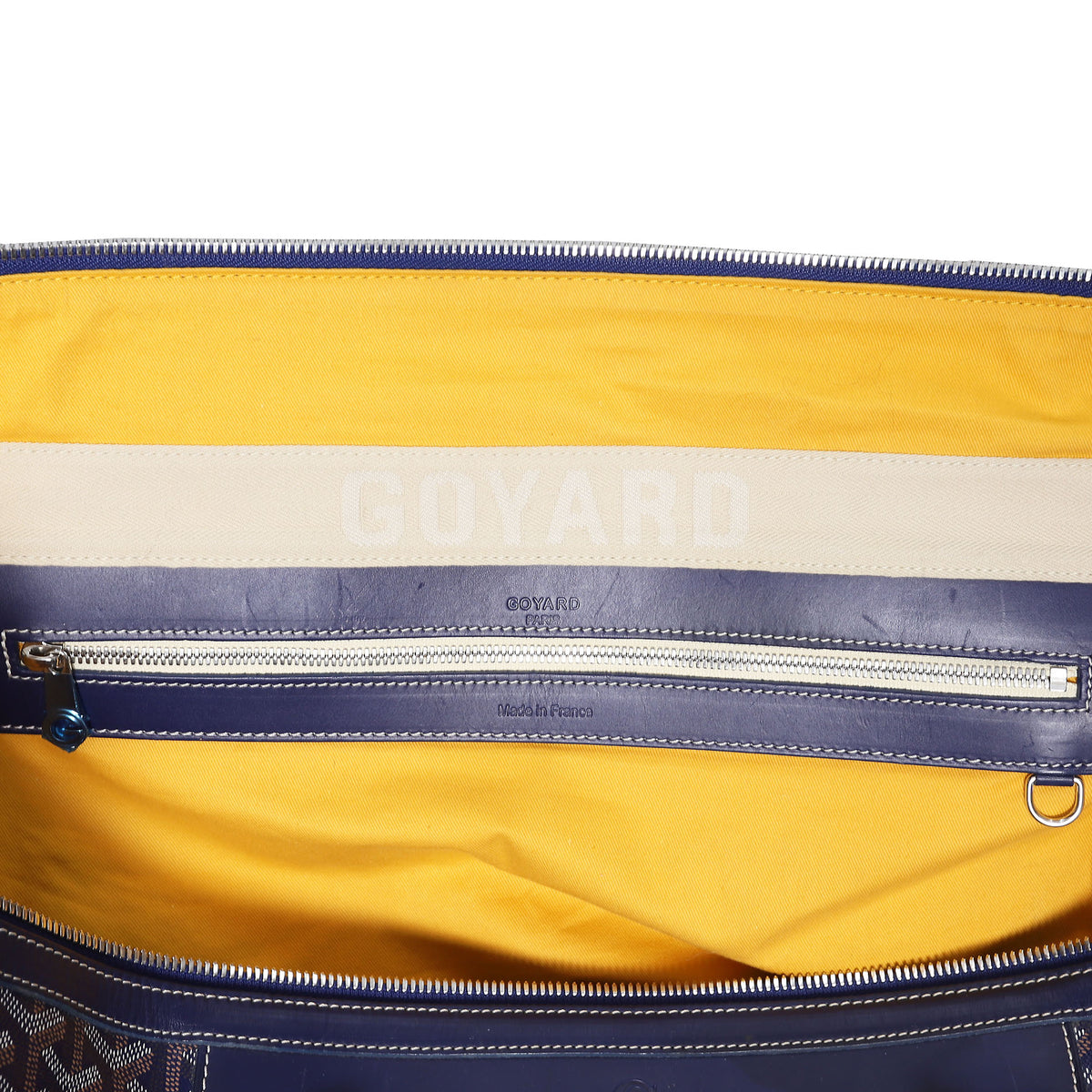 Goyard Boeing 55 Blue Duffle Bag