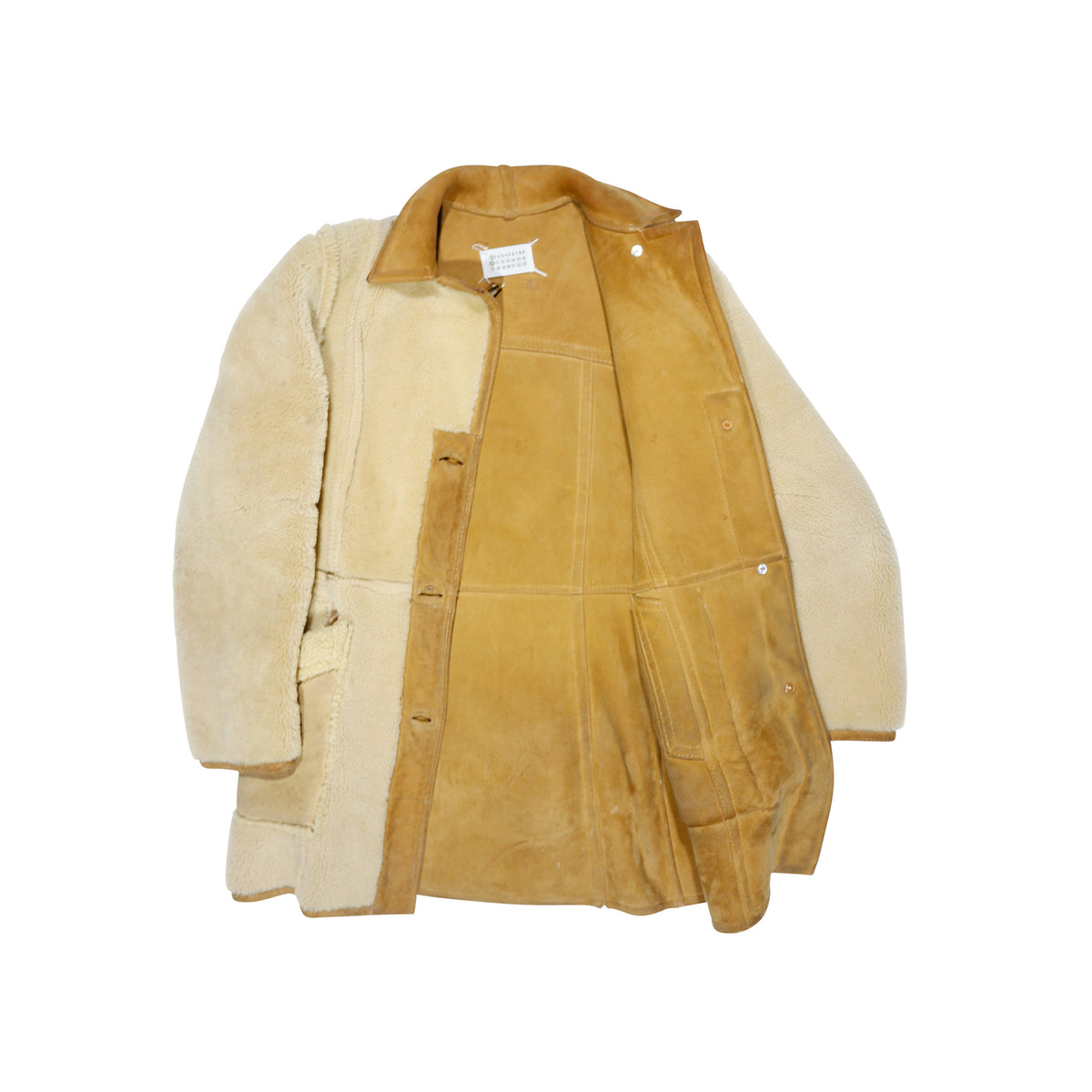 Maison Marin Margiela FW02 Artisanal Reversed Shearling Coat