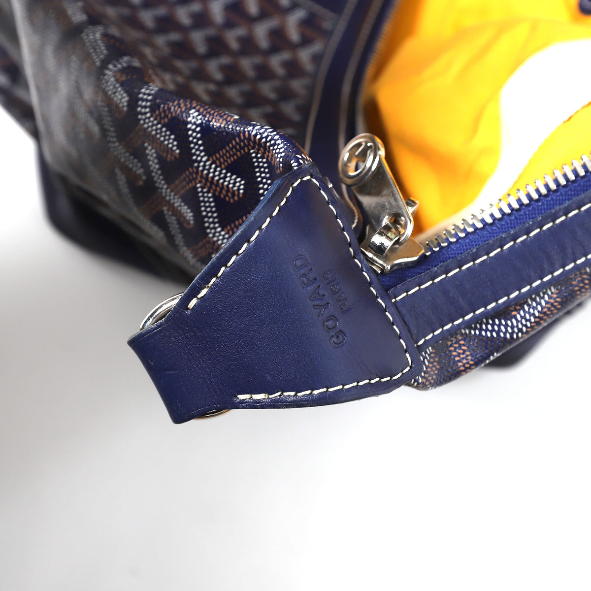 Goyard Boeing 55 Blue Duffle Bag