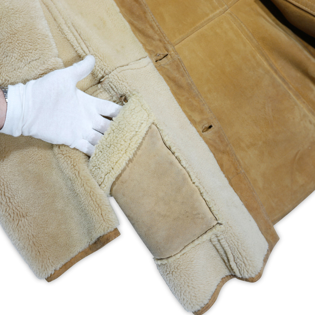 Maison Marin Margiela FW02 Artisanal Reversed Shearling Coat