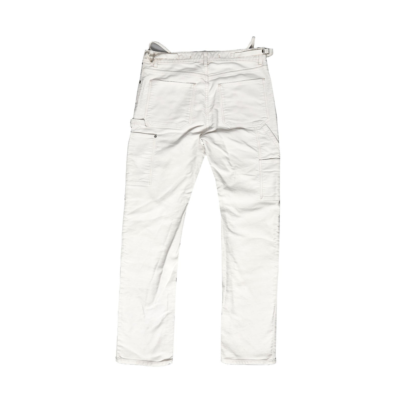 Helmut Lang SS99 Cream Moleskin Carpenter Pants