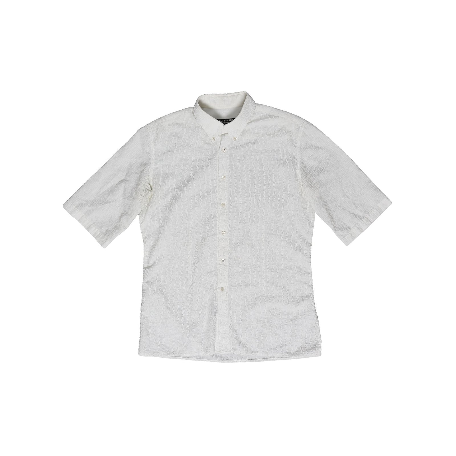 Raf Simons SS00 Confusion Seersucker Short Sleeve Shirt