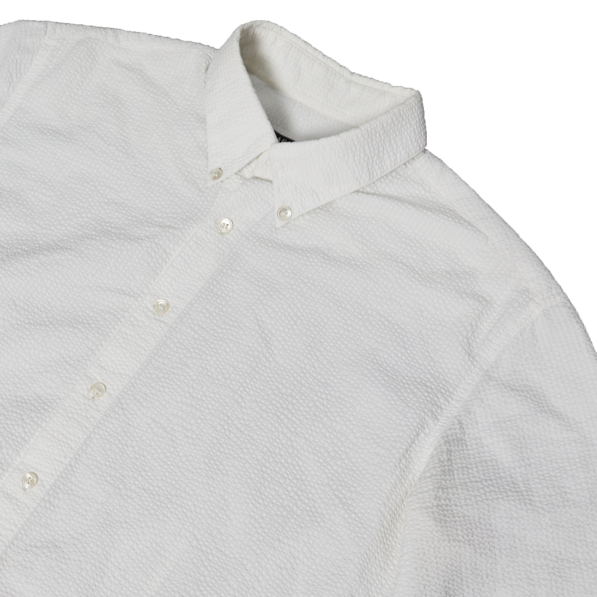 Raf Simons SS00 Confusion Seersucker Short Sleeve Shirt