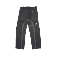 Dolce & Gabbana FW03 Black Bondage Parachute Cargo Denim - Ākaibu