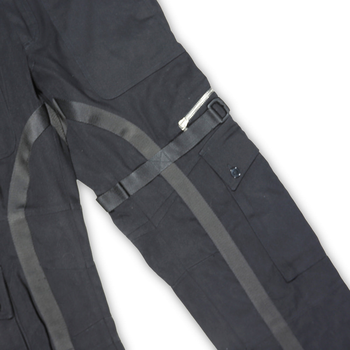 Dolce & Gabbana FW03 Black Bondage Parachute Cargo Denim