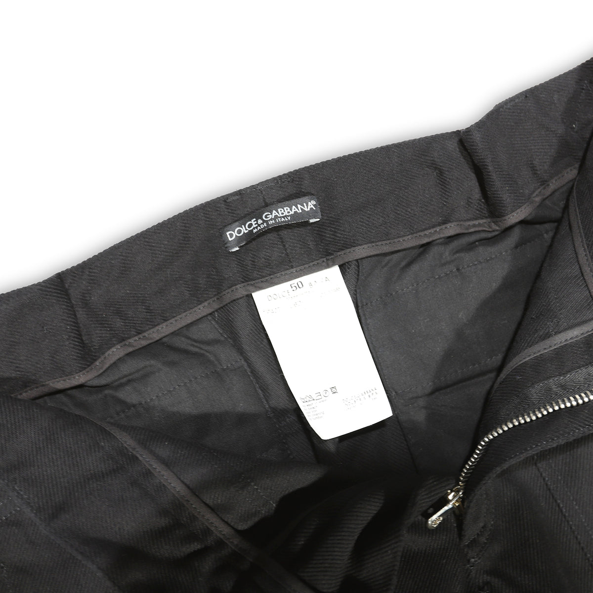Dolce & Gabbana FW03 Black Bondage Parachute Cargo Denim