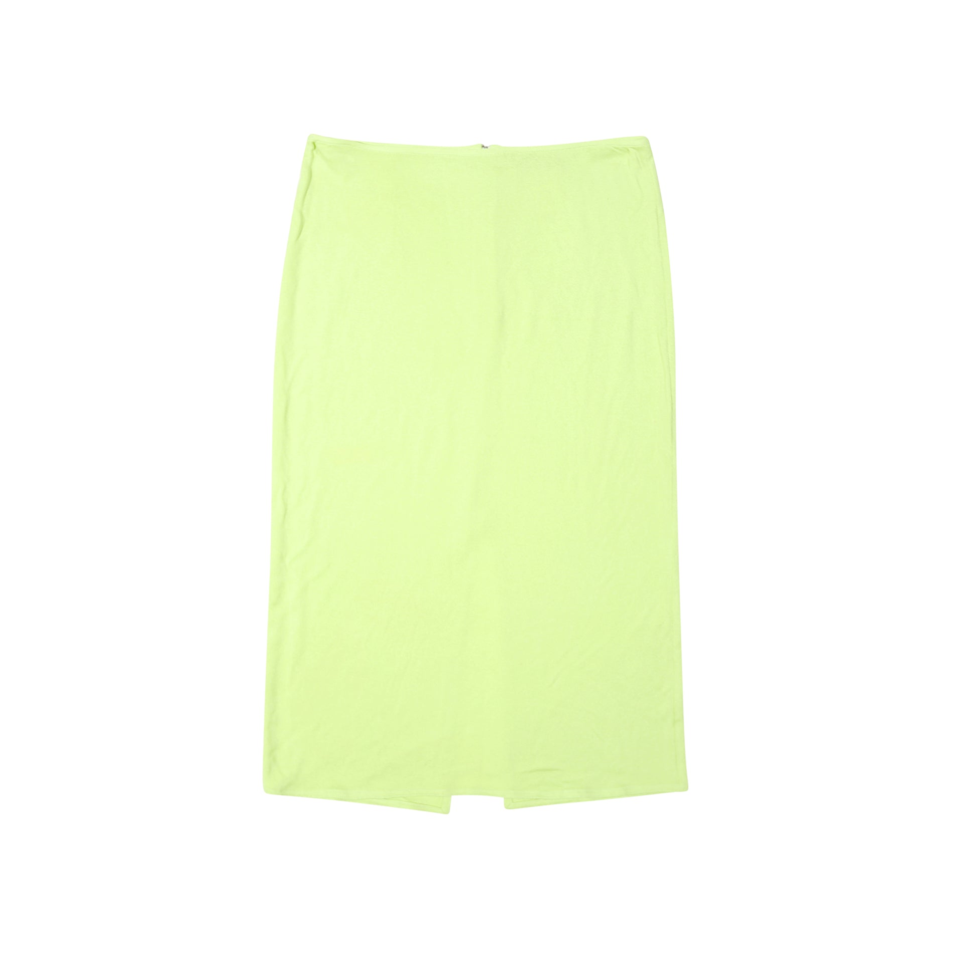 Gianni Versace SS98 Neon Green Rayon Skirt
