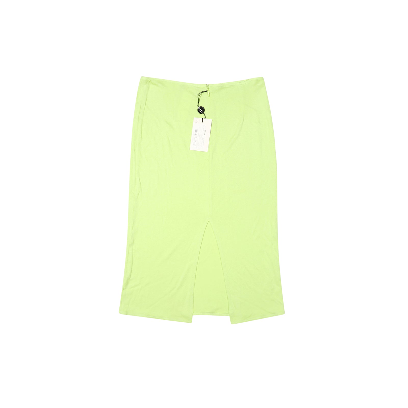 Gianni Versace SS98 Neon Green Rayon Skirt