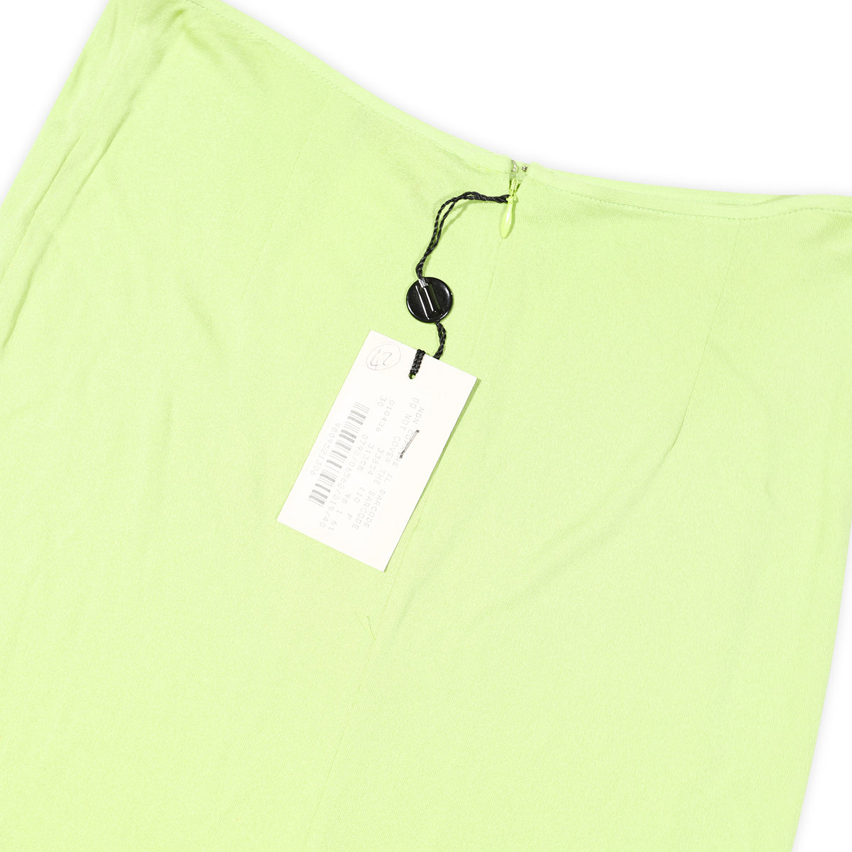 Gianni Versace SS98 Neon Green Rayon Skirt