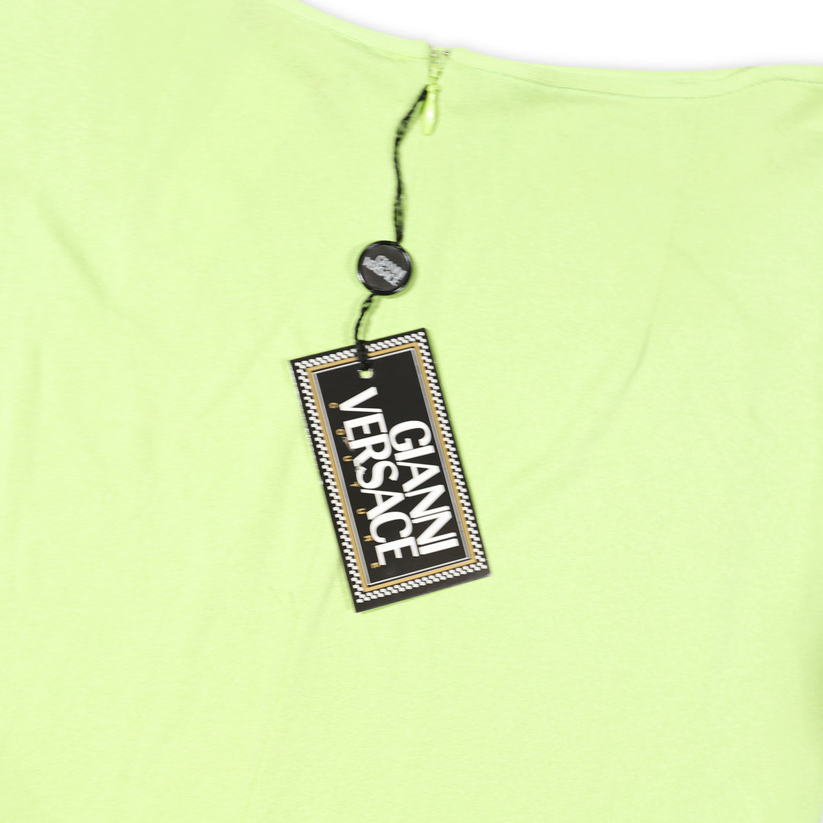 Gianni Versace SS98 Neon Green Rayon Skirt