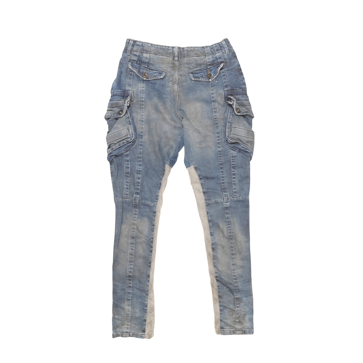 Julius 7 EDGE Washed Blue Cargo Pants