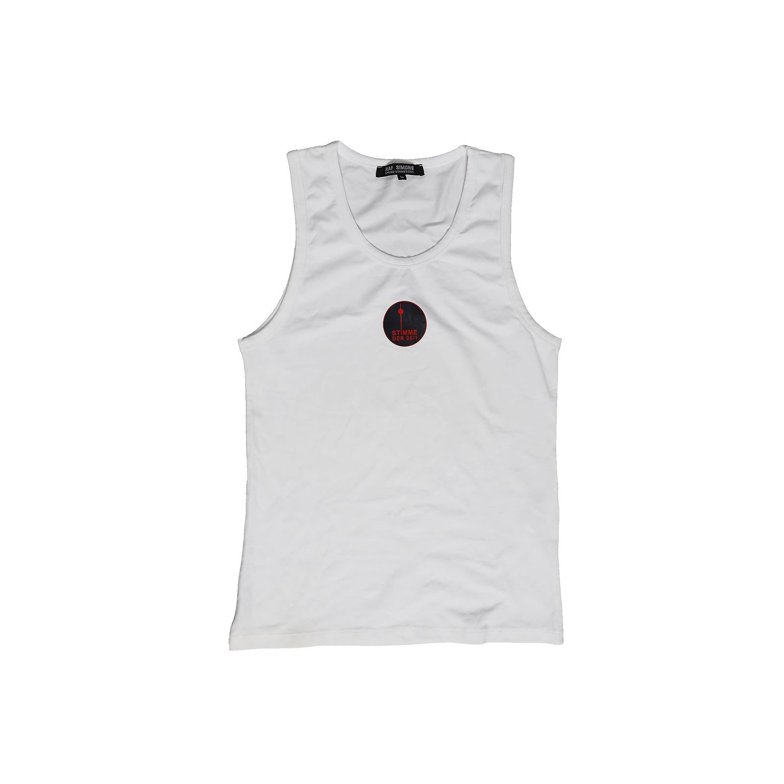 Raf Simons SS05 Stimme Tank Top