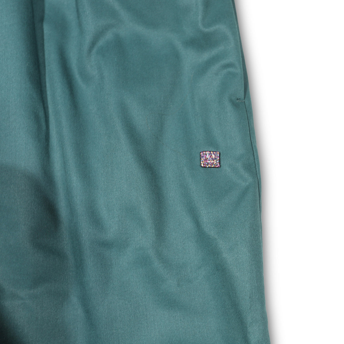 Acne Studios Forest Green Beaded Drawstring Pants