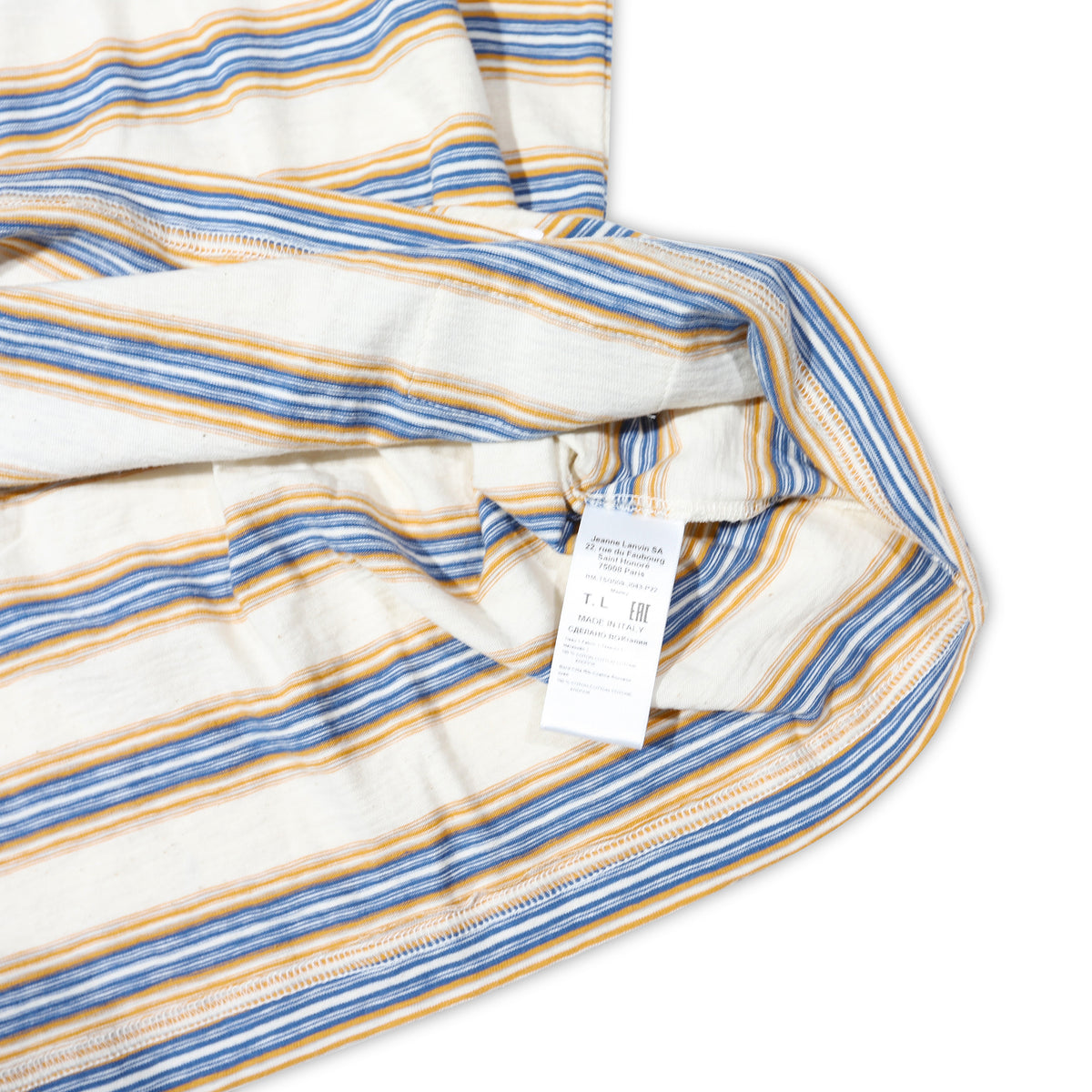 Lanvin Gallery Dept SS22 Striped Paint Splatter T-Shirt