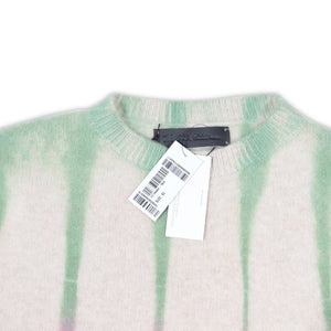 The Elder Statesman Rainbow Striped Cashmere Knit Sweater