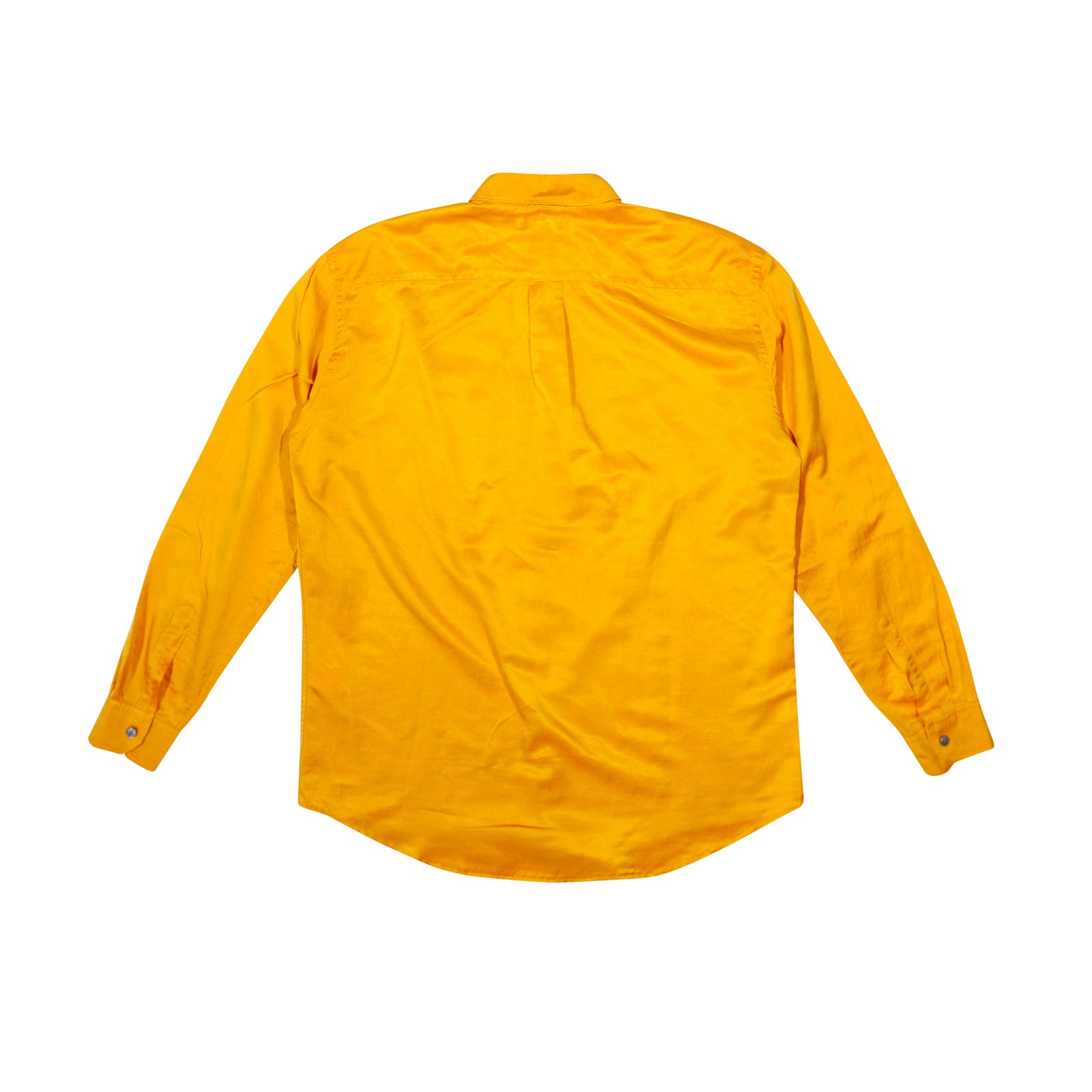 Our Legacy Orange Cotton Silk Blend Shirt