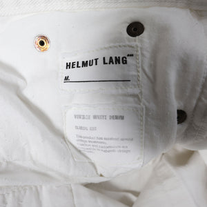 Helmut Lang Archival White Denim Classic Cut