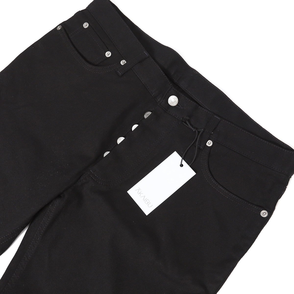 Helmut Lang Archival Black Denim Elastic 5 Pocket Denim