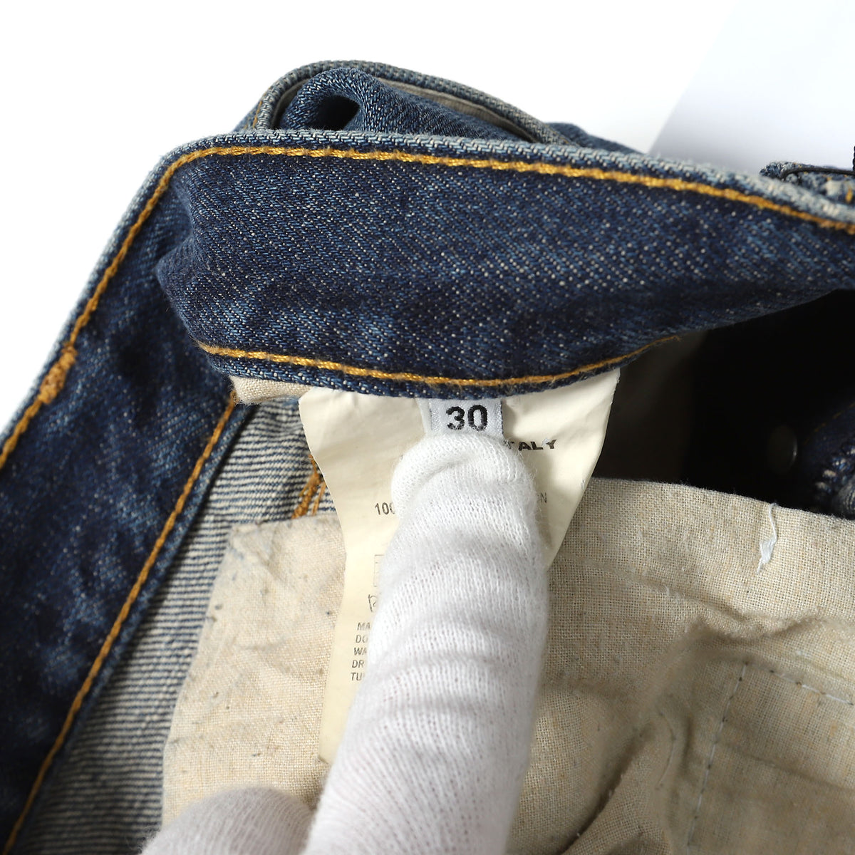 Helmut Lang Archival Vintage Dark Denim Classic Cut
