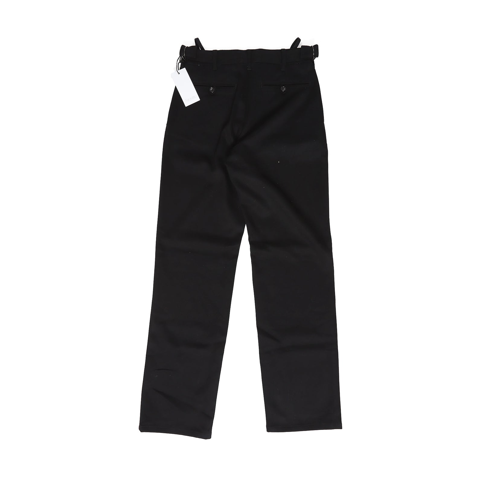 Helmut Lang Archival Black Chino Adjustable Waist Strap