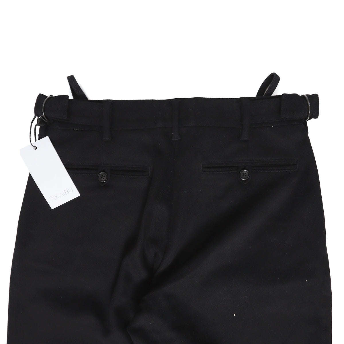 Helmut Lang Archival Black Chino Adjustable Waist Strap