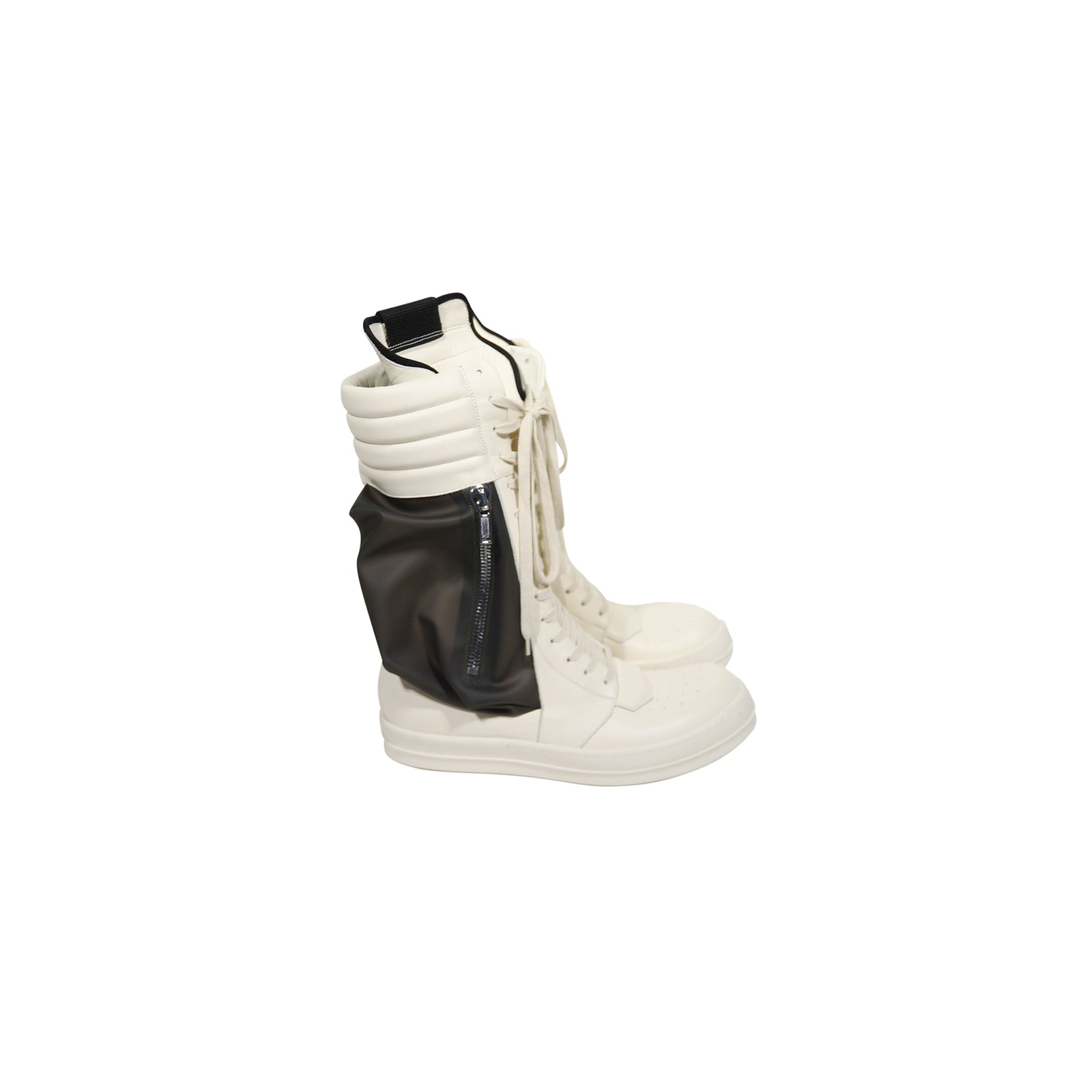 Rick Owens FW21 Gethsemane Milk Leather Vinyl Cargobaskets