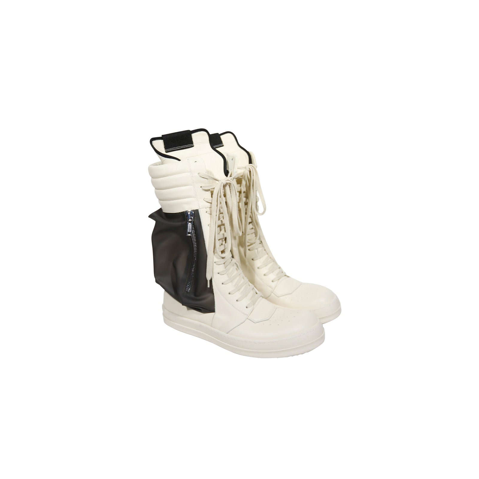 Rick Owens FW21 Gethsemane Milk Leather Vinyl Cargobaskets