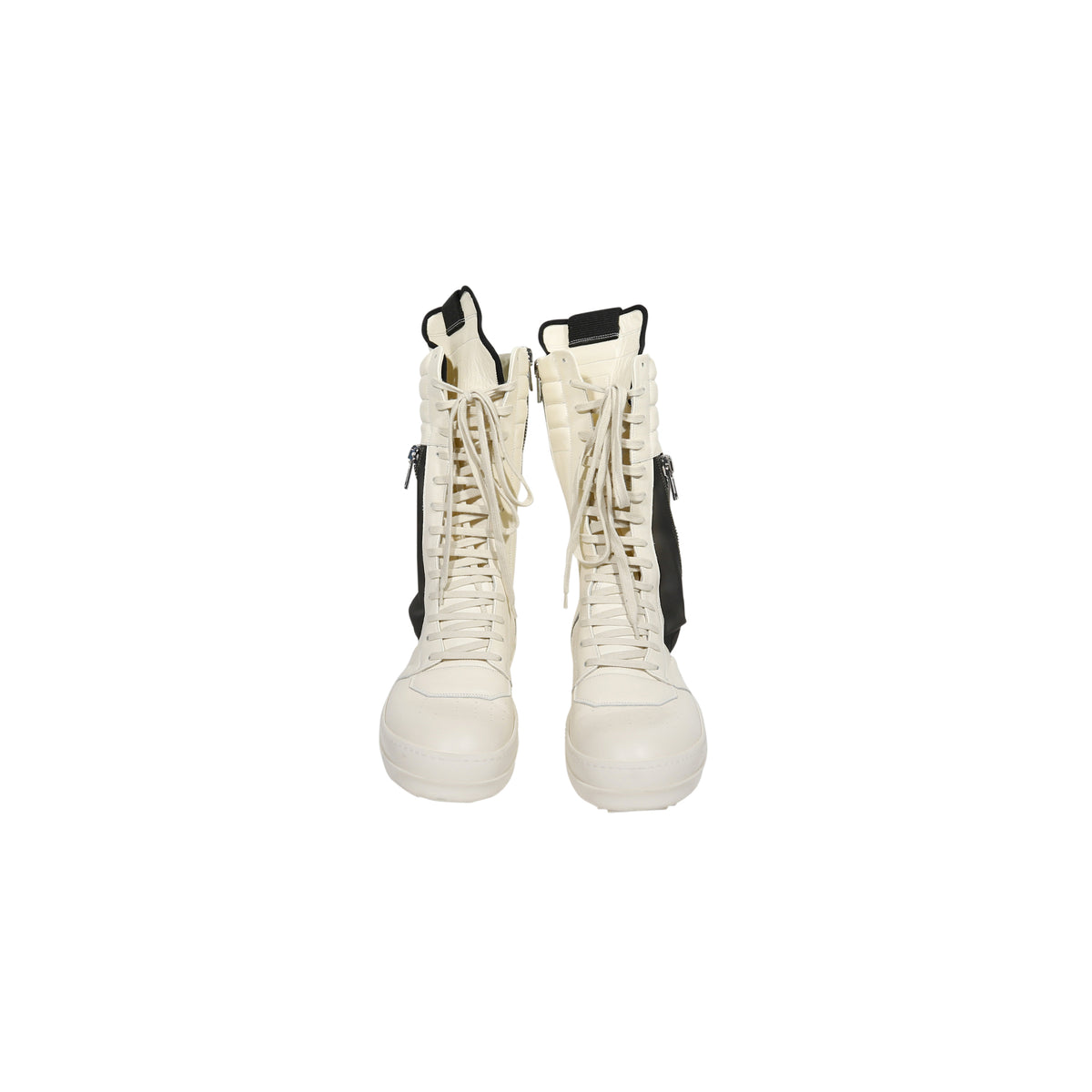Rick Owens FW21 Gethsemane Milk Leather Vinyl Cargobaskets