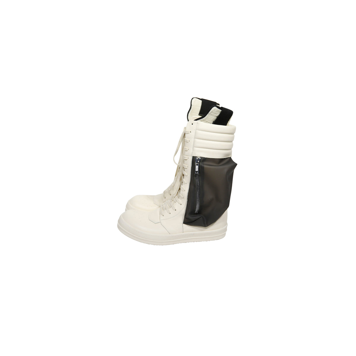 Rick Owens FW21 Gethsemane Milk Leather Vinyl Cargobaskets