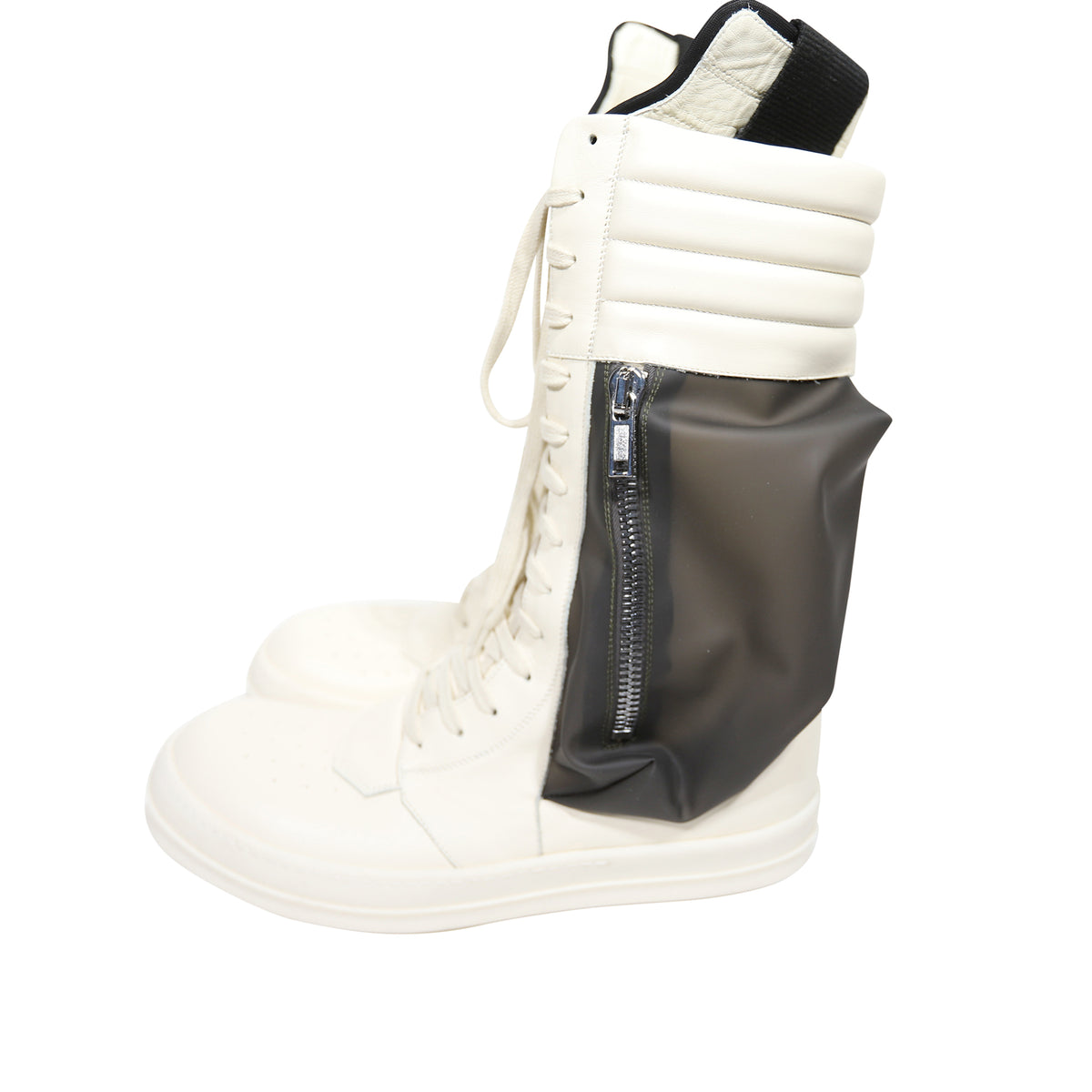 Rick Owens FW21 Gethsemane Milk Leather Vinyl Cargobaskets