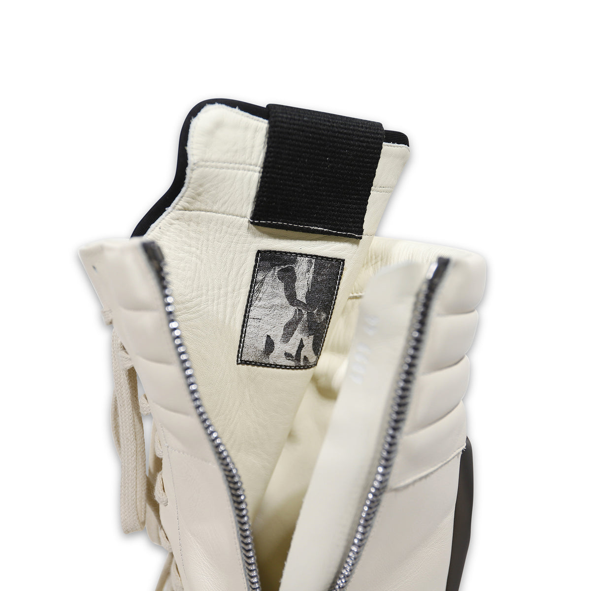 Rick Owens FW21 Gethsemane Milk Leather Vinyl Cargobaskets