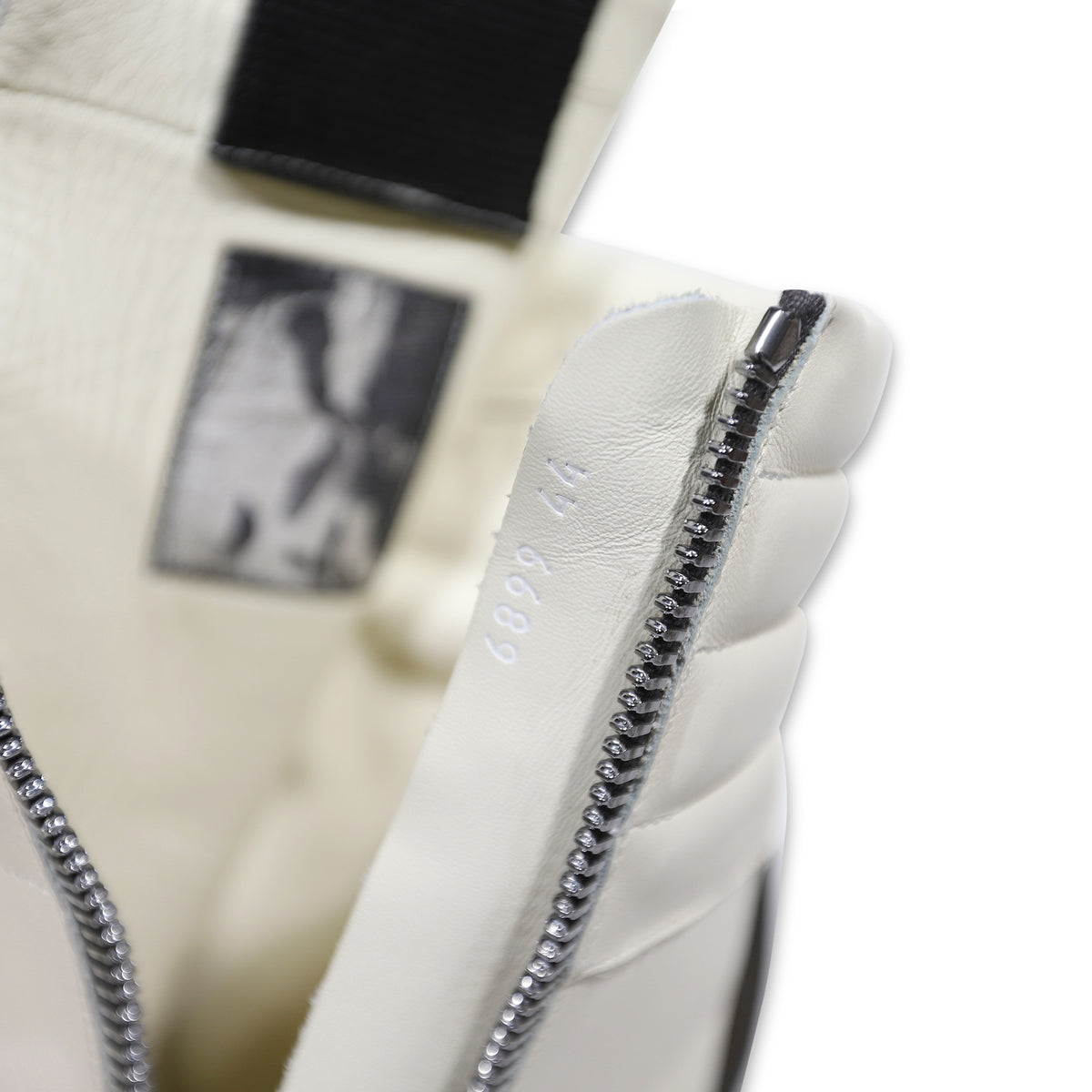 Rick Owens FW21 Gethsemane Milk Leather Vinyl Cargobaskets