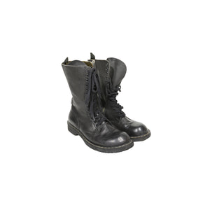 Rick Owens FW07 Exploder Black Leather Combat Boots