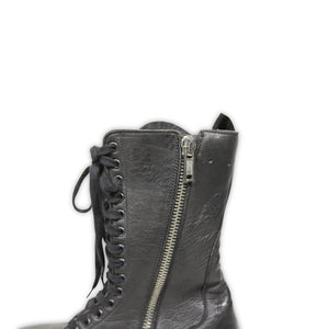 Rick Owens FW07 Exploder Black Leather Combat Boots