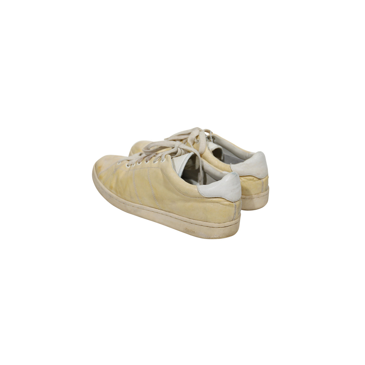 Visvim Foley Folk Beige Aged Sneakers