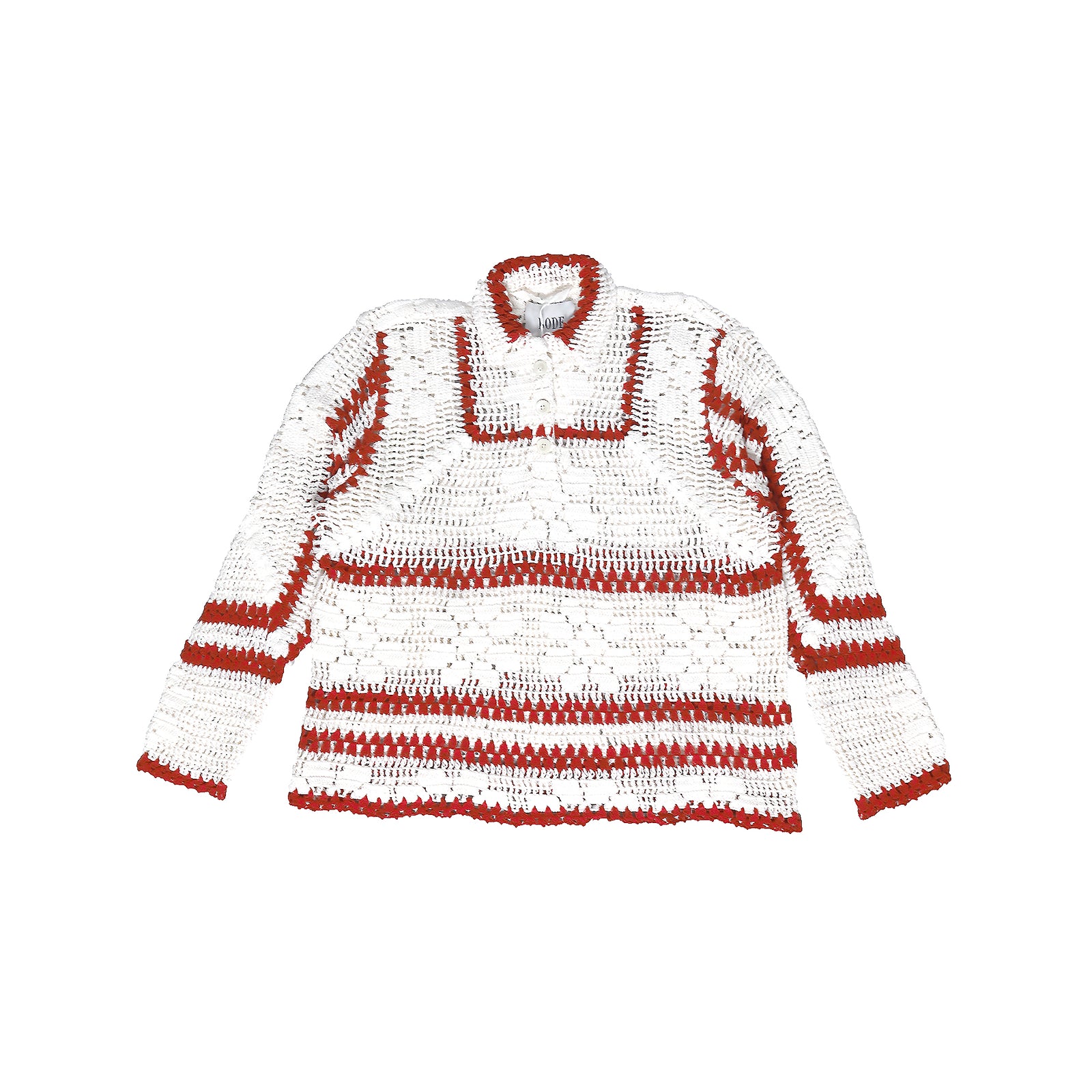 Bode AW20 Crochet Knit Pullover