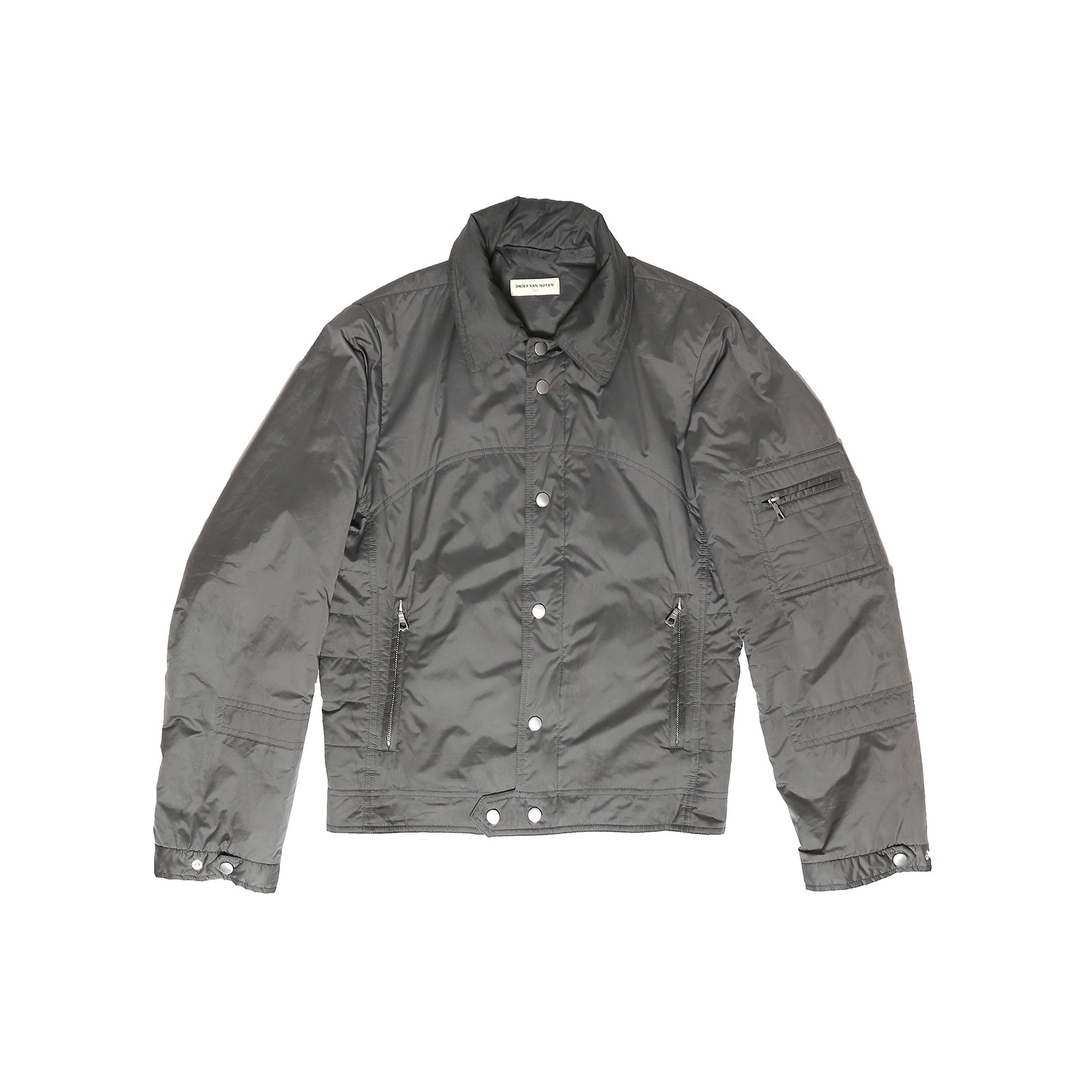 Dries Van Noten Nylon Biker Blouson