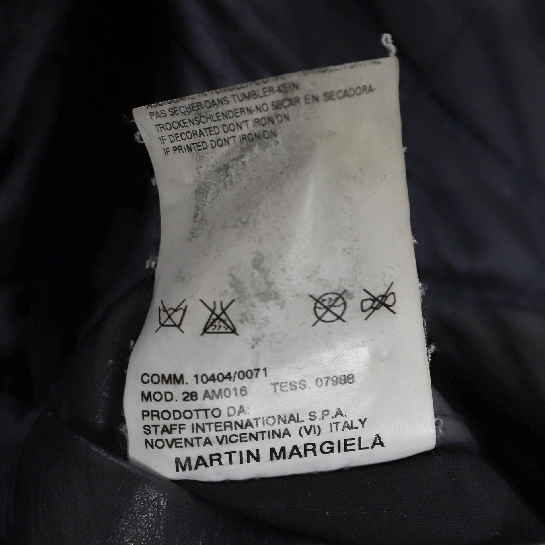 Maison Martin Margiela SS07 Petrol Multizip Leather Bomber