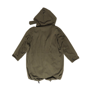 Yohji Yamamoto Hooded Fishtail Trenchcoat