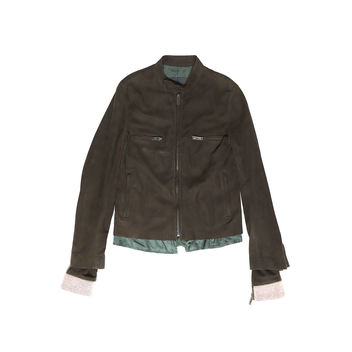 Haider Ackermann SS15 Double Layer Leather Jacket