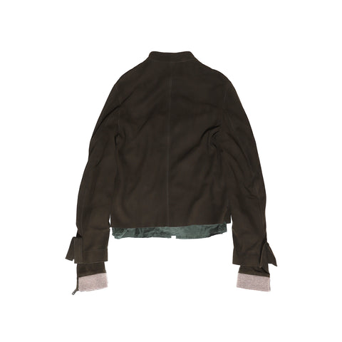 Haider Ackermann SS15 Double Layer Leather Jacket