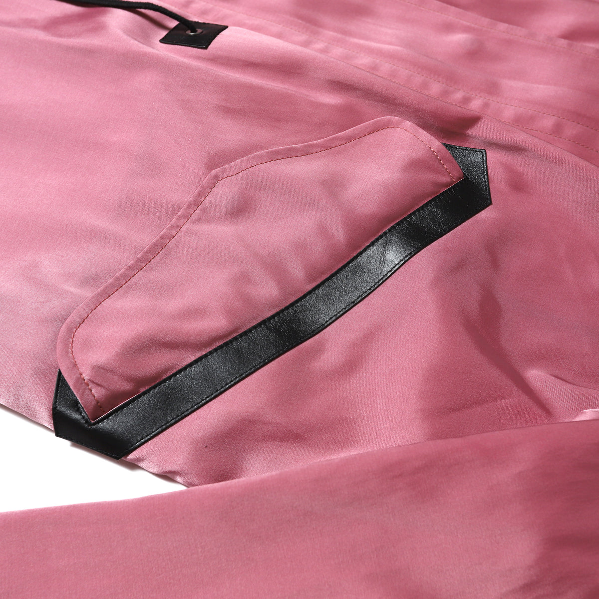 Berluti by Haider Ackermann FW17 Strawberry Ice Raincoat Parka