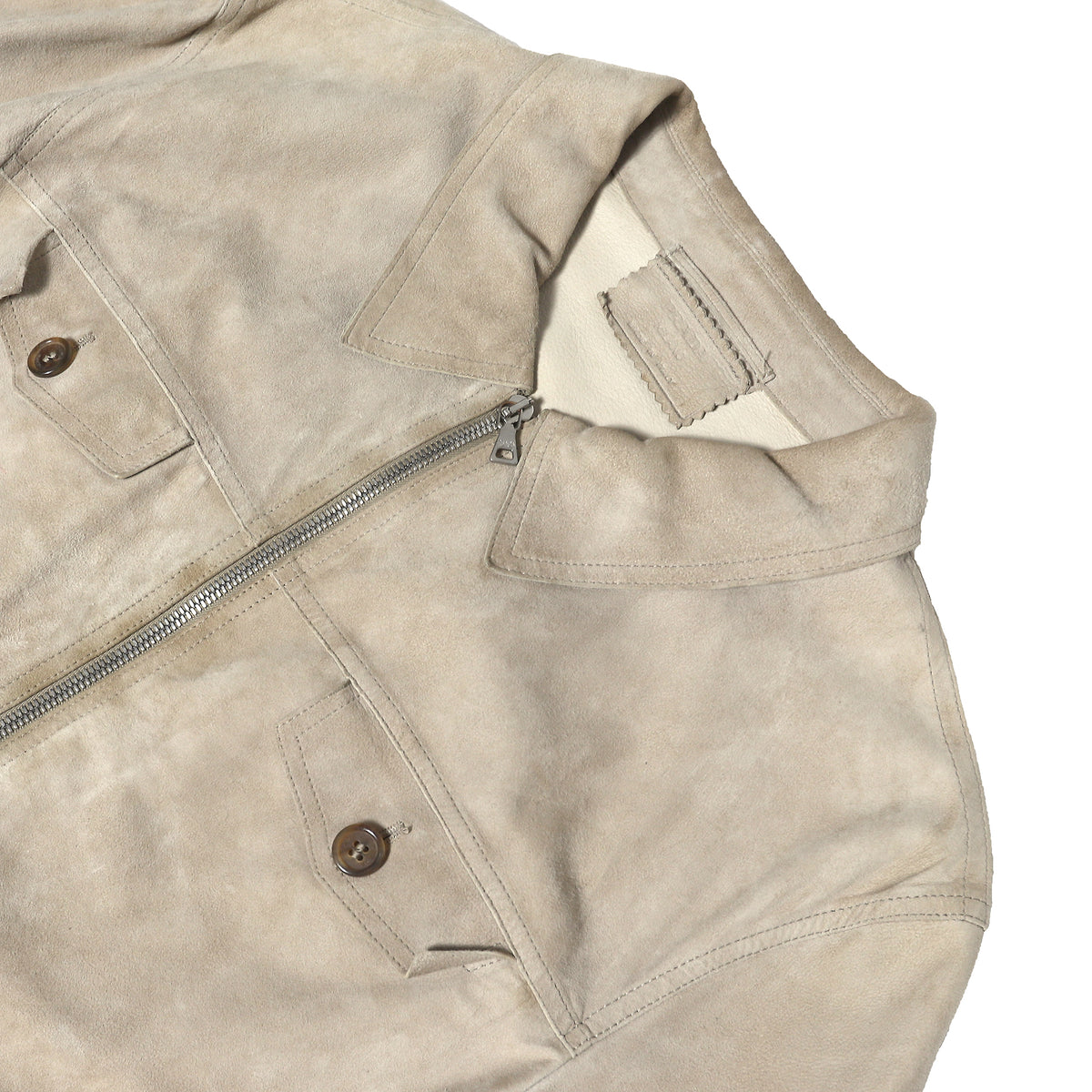 Prada Beige Suede Overshirt