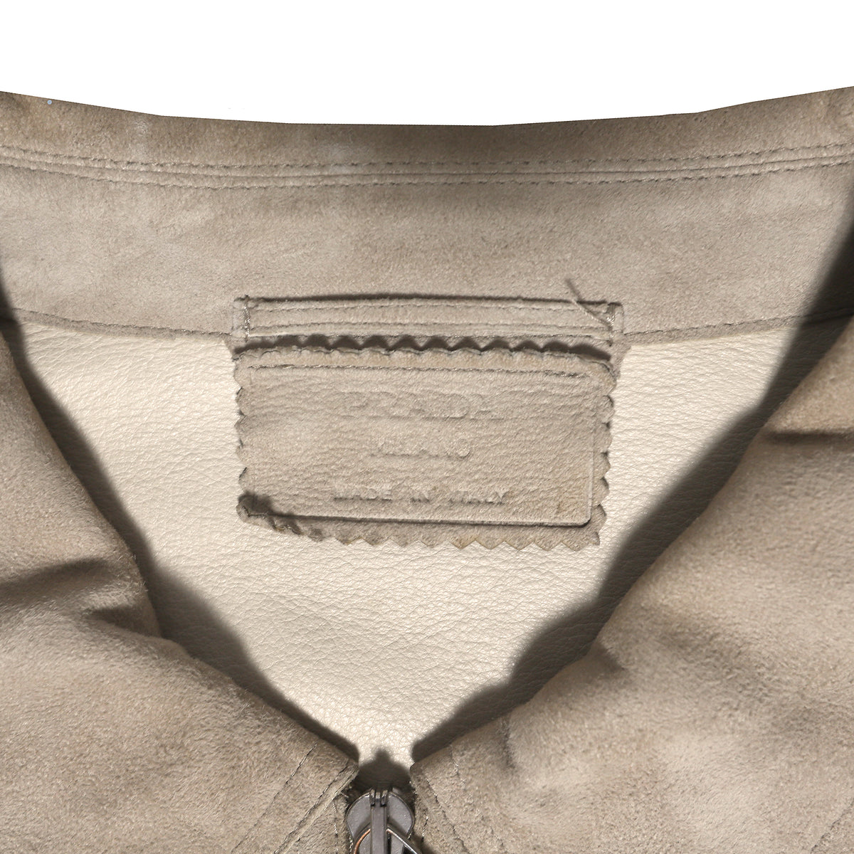 Prada Beige Suede Overshirt