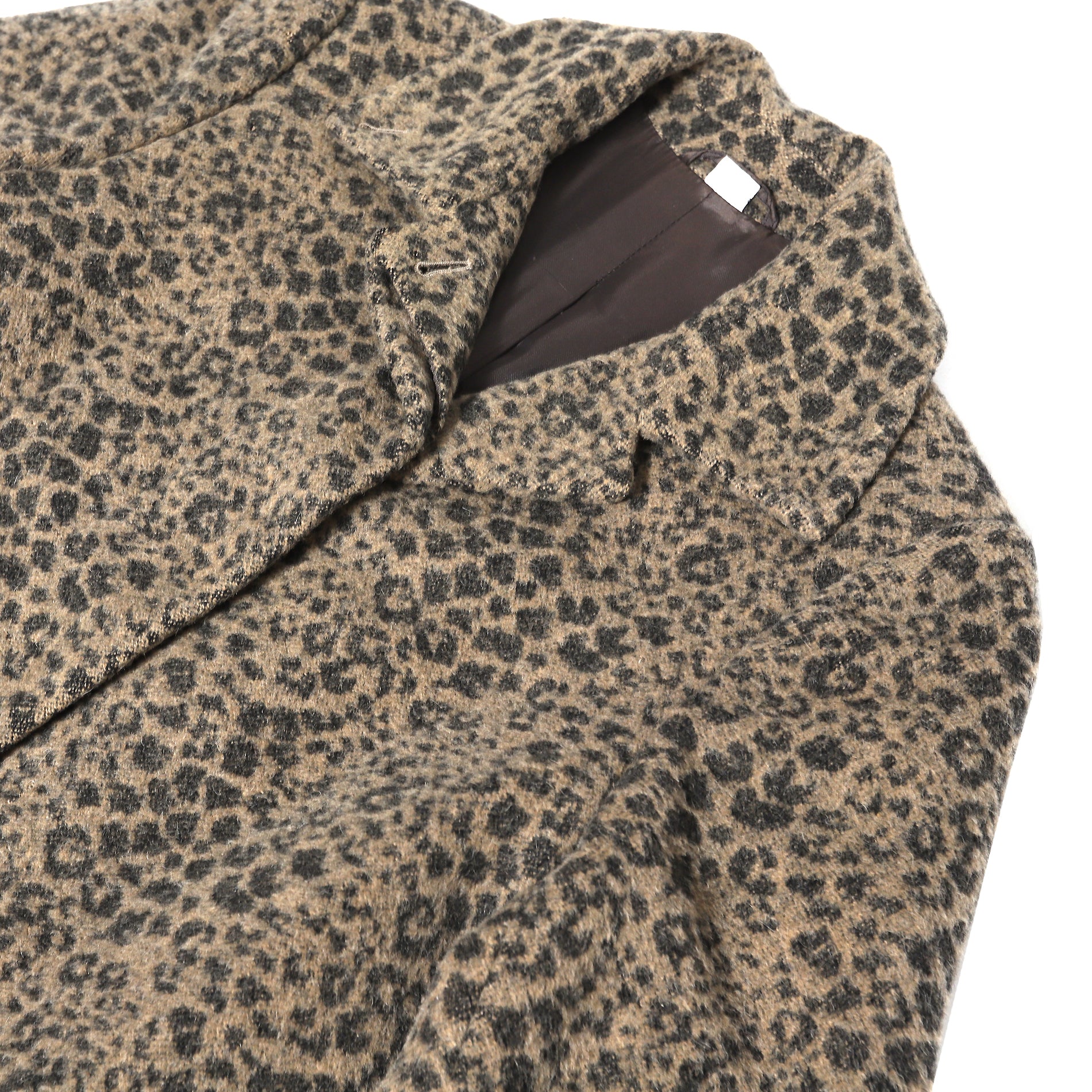 Helmut Lang Archival Leopard Wool Coat